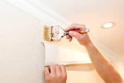 Pose de papier peint à Nandax — revêtements muraux et toiles de verre
